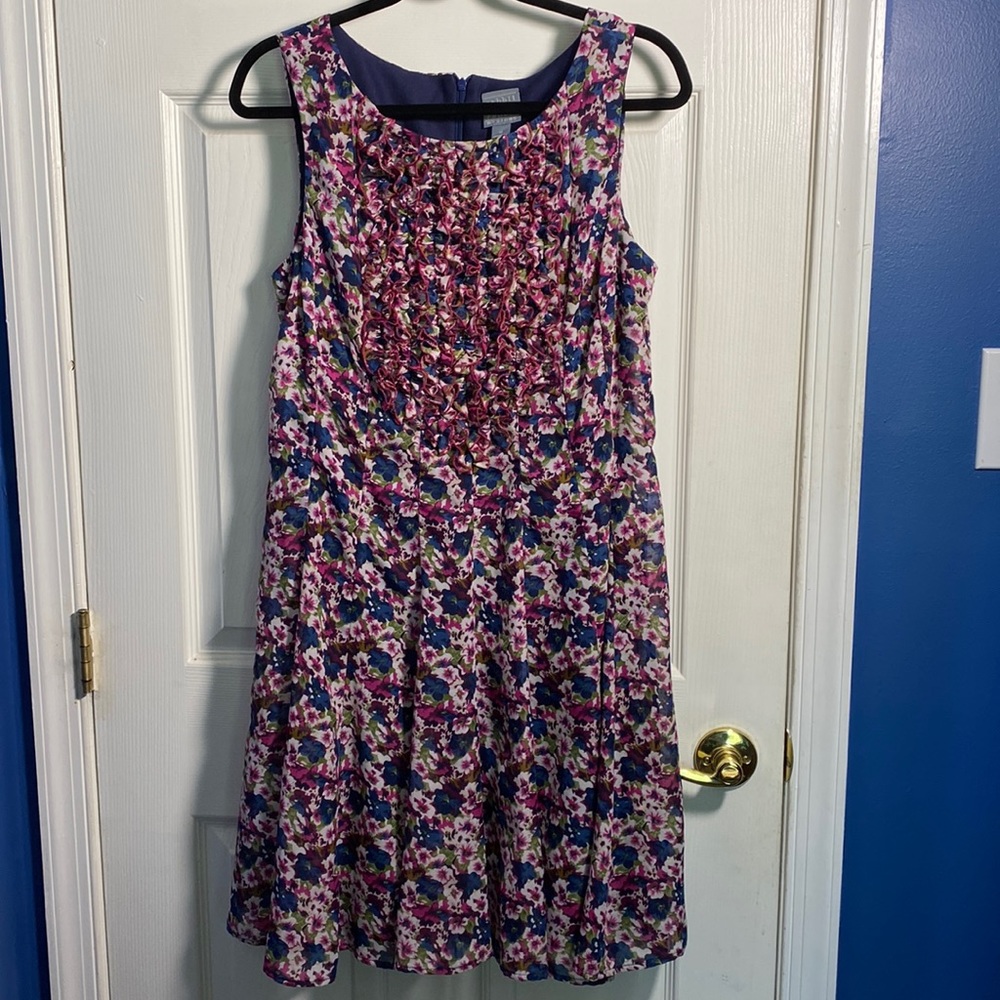 Rabbit Rabbit Rabbit Designs Floral Sleeveless Dress, Size 12